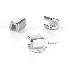 200Pcs Dental Orthodontic Crimpable Hook Stainless Steel Stop Type 10 pcs/Pack