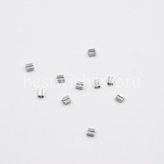 Dental Orthodontic Crimpable Hooks Double Tubes Inserted Stops Lingual Buttons