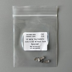 10Set Dental Orthodontic 1st Molar Wide Big Brackets Roth/MBT/Edgewise no hooks