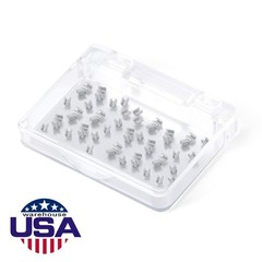 50Pcs Dental médico Ortodoncia Crimpable Paras Split/Mini Type Crimpable Stops