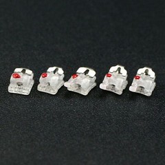 Orthodontic Self-ligating Ceramic Bracket Roth MBT 022 Ormco Damon Clear Empower