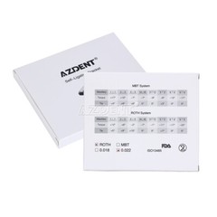AZDENT Dental Orthodontic Self-Ligating Brackets Braces Roth MBT.022 Hooks 345