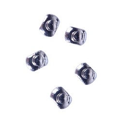Dental High Quality Stainless Steel Lingual Button Bondable Elliptical Mesh Base