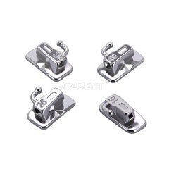 AZDENT Dental Orthodontic Brackets Braces Metal Mini Roth/MBT.022 Hook 3 4 5 USA