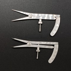 Dental Castroviejo Bone Caliper Gauge Orthopedic Implant Measuring Instrument