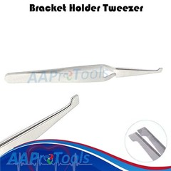 AAPRO 3 PC Dental Direct Bond Bracket Holder Fine Tip Orthodontic Tweezers