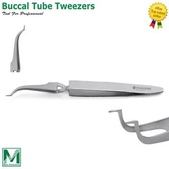 Orthodontic Buccal Tube Tweezer – Slim Tip Bracket Holder for Precise Bonding