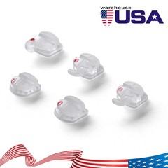 20pcs/box AZDENT Dental Orthodontic Ceramic Brackets Braces Roth 0.022 Hooks 345