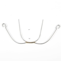 Dental Orthodontic Stainless Steel Extraoral Face Bow With Cuspid Hook 6 Sizes