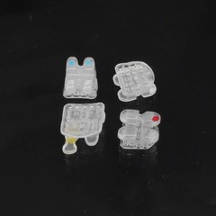Dental ORMAER Orthodontic Ceramic Brackets Dental MBT Roth 022/018 3/345 Hooks