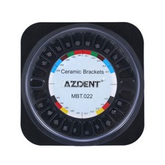 AZDENT Dental Orthodontic Ceramic Brackets Braces Roth/MBT 022 018 3-4-5 Hooks