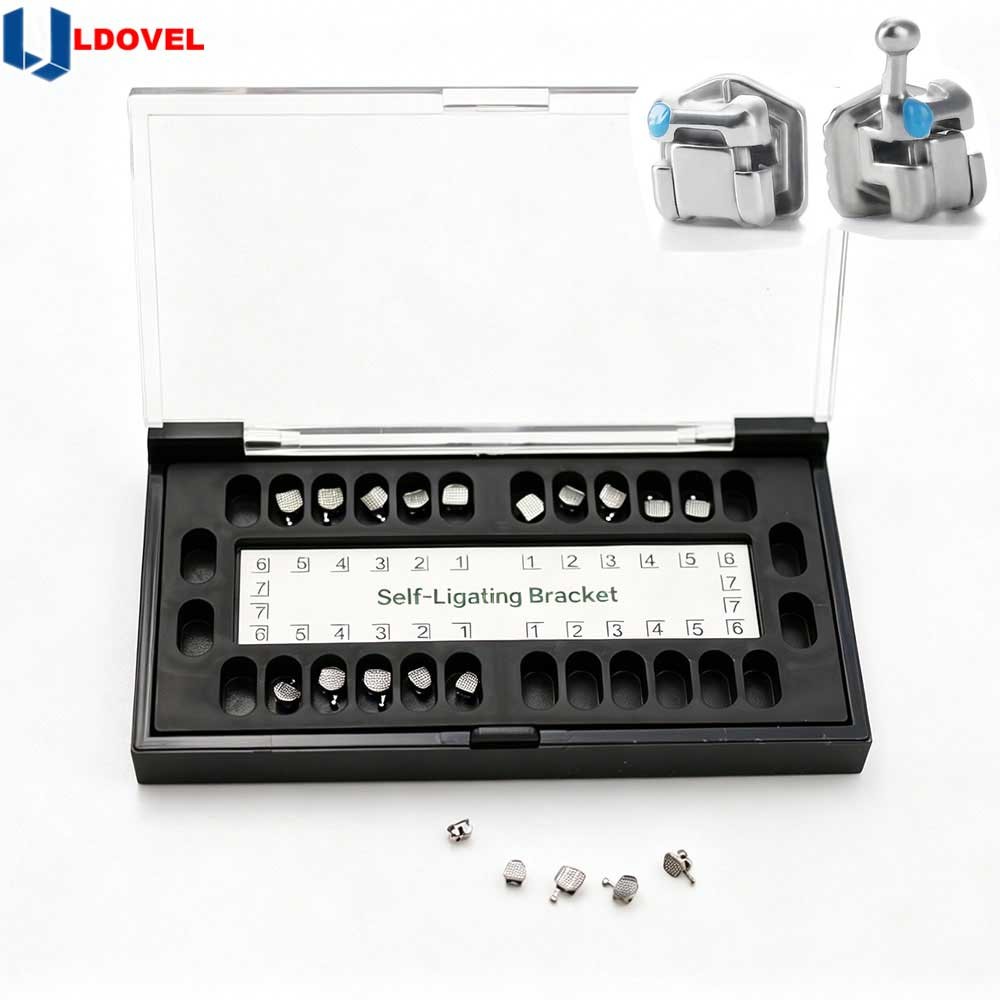 Dental Orthodontic Self Ligating Braces Bracket Mini Roth.022 Hooks 345