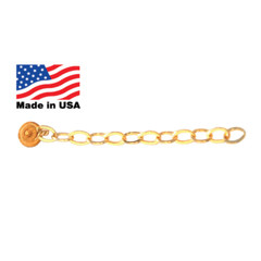 Gold BUTTON Swivel & Chain Dental Impacted Cuspid Eruption Appliance Quantity 1