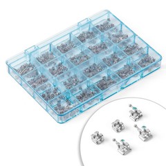 AZDENT Dental Orthodontic Metal Brackets Braces MIM Mini Roth MBT 022 345 Hooks