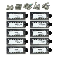Dental Orthodontic Metal Bracket Braces MIM Roth Slot 022 345 Hooks 5-5 10 Kits