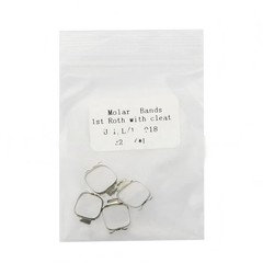 10 Bags Dental Ortho 1st Molar Prewelded Buccal Tube Bands Roth 018 29 to 43+