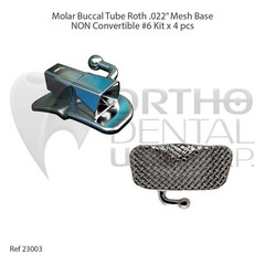 Orthodontic Buccal Tubes Roth, MBT or Edgewise .018 or .022 Kits all quadrants