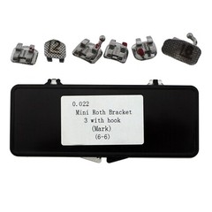 10 Set Orthodontic Brackets MIM Dental Braces 1st Molar Tube Roth 022 3 4 5 6-6