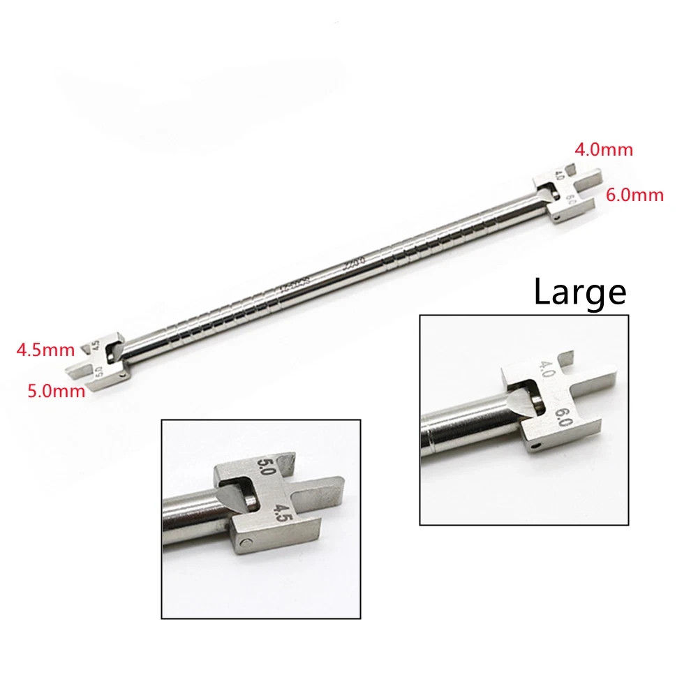 Dental Autoclavable Articulated Gauge Bracket Positioner S/M/L Locator Placement