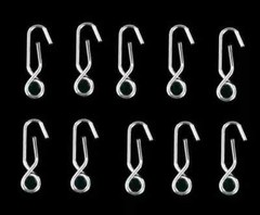 10 Pcs/Bag Dental Orthodontic Separating Spring Self-Locking 0.5mm Separate Band