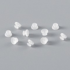 10 Pcs/Pack Dental Orthodontic Composite Ceramic Clear Lingual Button Bondable