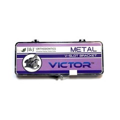 J&J Ortho™ Victor™ V-Slot Vertical Slot Metal Bracket(Optional Prescription)
