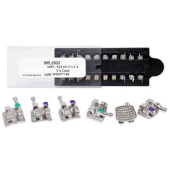 Dental Orthodontic Monoblock MIM Bracket Mini Roth/ MBT 018/ 022H /Adhesive Bond