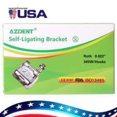 Dental Orthodontic Self-Ligating Brackets Braces Mini Roth MBT 022 Hooks 345