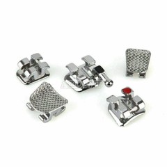 AZDENT Dental Orthodontic Brackets Braces Metal Brackets Mini Roth.018 Hooks 3