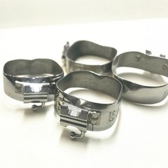 40Pcs Dental Orthodontic Bands with Buccal Tube 1st Molar Roth 022 Conv 16#-44+#
