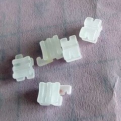 Dental Orthodontic Ceramic Brackets Clear Braces Roth MBT 022 Slot 345 Hooks