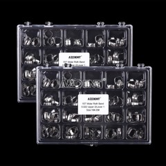 AZDENT Dental Orthodontic Bands w+ Buccal Tube 1st Molar Roth//MBT 022″ 16#-35#