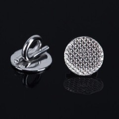 50 Pcs Dental Eyelets Round Direct Bonding Mesh Base Orthodontic Crimpable Hook