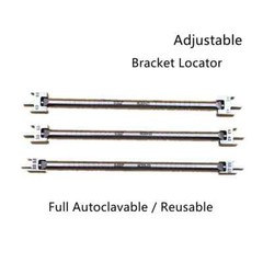 3Pcs Dental Ortho Placement Positioner Bracket Gauge Locator S/M/L Movable Head