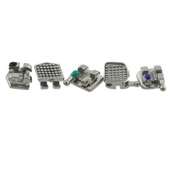 Dental Orthodontic Metal Brackets Braces MIM MINI Roth MBT 018 345 Hooks 5-5
