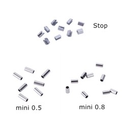 Dental Orthodontic Crimpable Hook Stop Mini Stops Tube Bracket Stopper 0.5/0.8mm