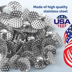 5 Boxes Dental Orthodontic Bondable Perforated Hollow Lingual Buttons with Hole