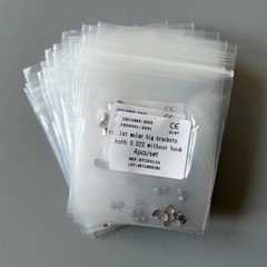 10Sets Dental Orthodontic 1st Molar Wide Big Brackets Roth 022 Without hooks