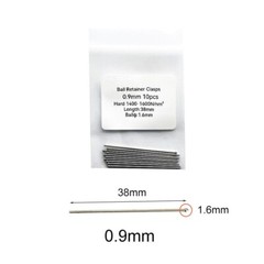 3X Dental Orthodontic Ball Retainer Clasps Fixed Position Corrector 0.7/0.8/0.9