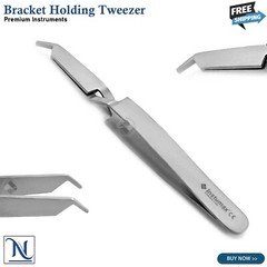 Dental Bracket Placing Holding Tweezers Orthodontic Reverse Action Forceps Ortho