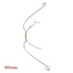 Dental Orthodontic Stainless Steel Extraoral Face Bow With Cuspid Hook 6 Sizes
