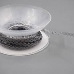 1 Roll Dental Orthodontic Elastic Rubber Bands Power Grey Long 15 Sheet Of Chain