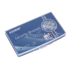 Dental Ortho Brackets MBT/Roth.022 3 4 5Hooks Ceramic Marked Invisible Clear AZ