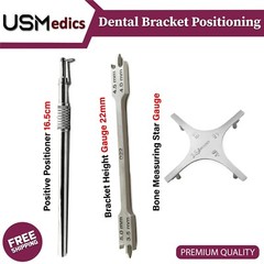 Positive Brackets Positioner Orthodontics Bracket Positioning Height Gauge NEW