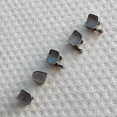 10 Packs Dental Orthodontic Metal Brackets Braces Mini Roth.022 Hooks 345