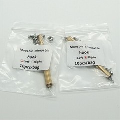 20 Pcs Dental Orthodontic Crimpable Hooks Stops Arch Wire Gurin Lock + Driver