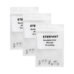 ETERFANT Dental Ortho Lingual Buttons Round/Rectangular/Button Chains Bondable