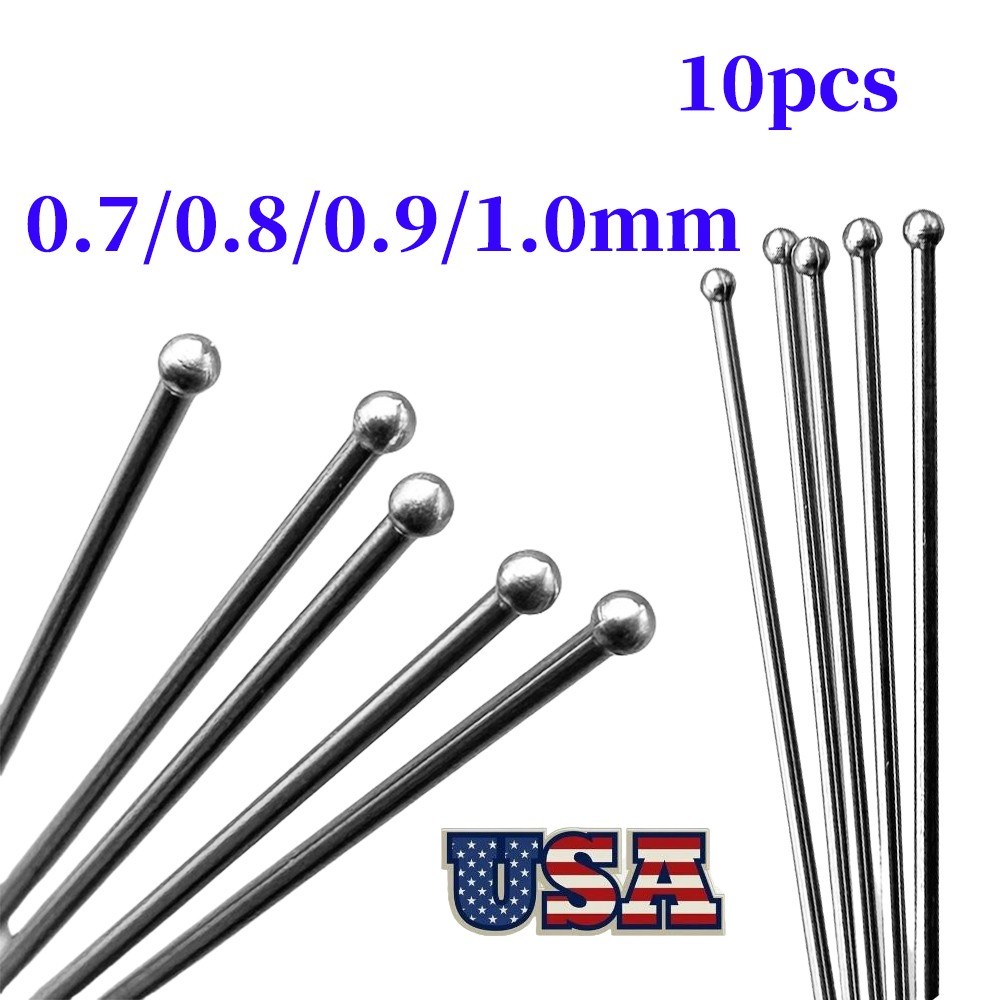 Dental Ortho Ball Retainer Clasp Wire Oblique Bar Teeth Position Hold 0.7-1.0mm