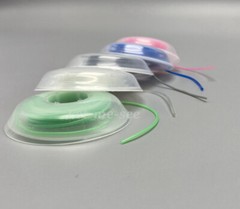 Archwire Sleeve Dental Orthodontic Elastic Protective Tube Wires Bracket 6Colors