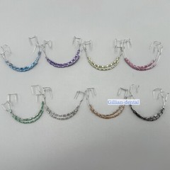 Dental Temporary Tooth Decoration Metal Bracket Orthodontic Power Chains Braces